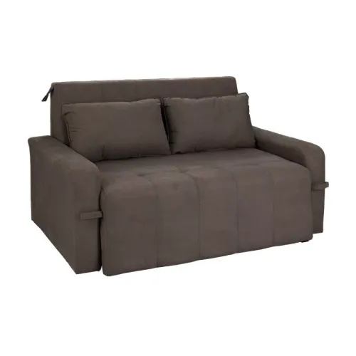 Sofá Cama New Amora - Marrón en Marrón - Sillones y sofás, Uruguay | Concetto Casa