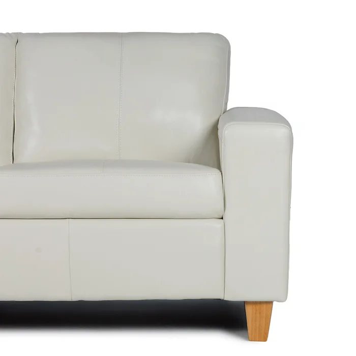 Rinconera Royale - Cuero Básico - Chaise Izquierdo - 509 (Off White) en Beige, Uruguay | NYR, vista 3