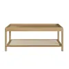 Mesa de Centro Oslo - Natural con tejido en Marrón - Mesas de living, Uruguay | NYR, vista 3 de 4