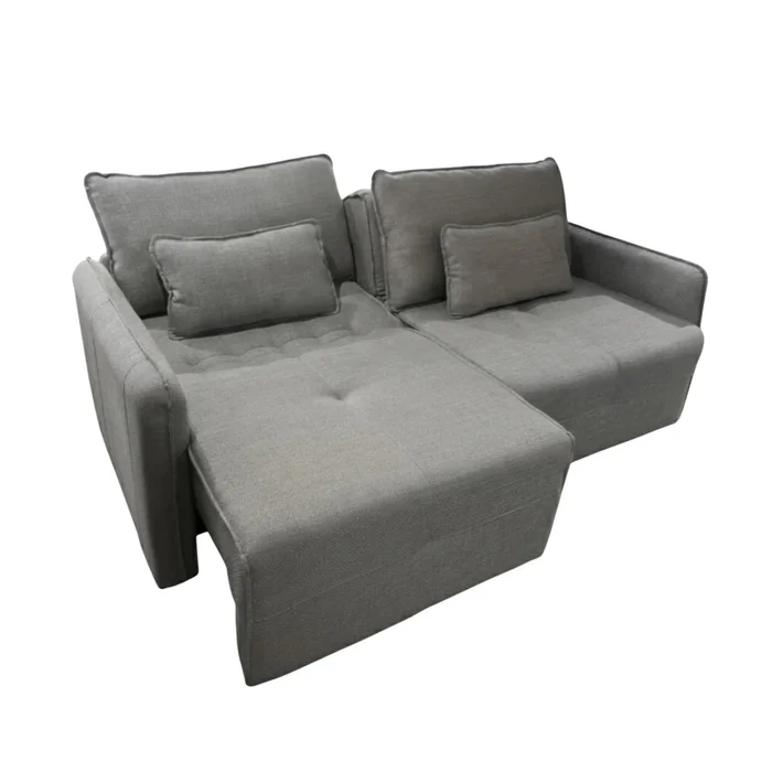 Sillón Cama Nord 3 Cuerpos - Extensible - Gris en Gris - Sillones y sofás, Uruguay | Ecowood, vista 2