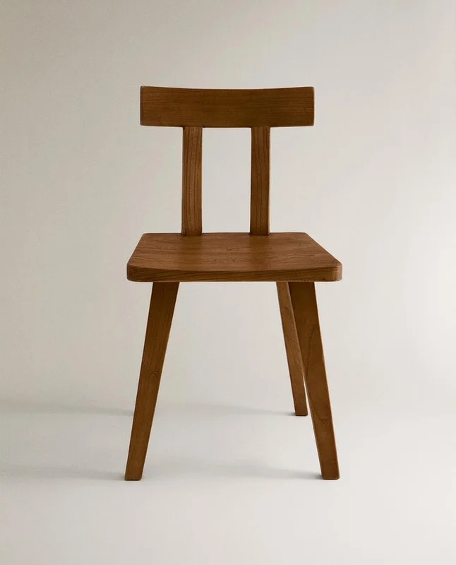 SILLA MADERA RESPALDO en Madera natural - Sillas, Uruguay | Zara Home, vista 5