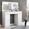 Tocador Con Espejo Luz Para Maquillaje Dormitorio Cajonera - Sillas, Uruguay | Soy Hogar, vista 4 de 6