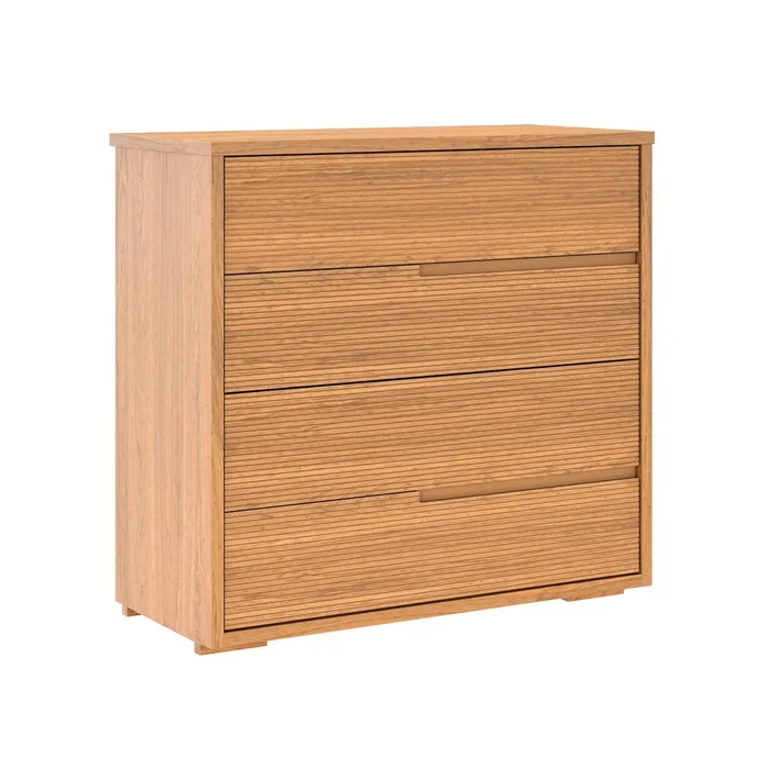 Cómoda 4 cajones - Nordik - Marrón - Cómodas, Uruguay | Ecowood, vista 2