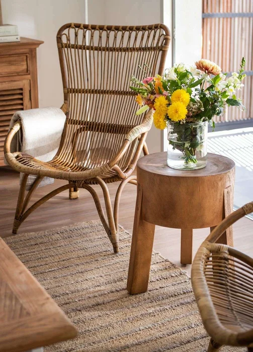 BUTACA DE BAMBOO MONET - SIKA DESIGN - MIEL en Marrón - Butacas, banquetas y puffs, Uruguay | La Iberica, vista 17