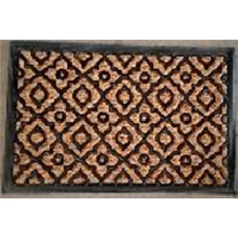 FELPUDO COCO/GOMA 40X60CM H.1CM TRAMA FLOR en Multicolor - Textiles, Uruguay | Decohogar