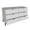 Cómoda Cajonera Marden - 6 Cajones Horizontal en Blanco - Cómodas, Uruguay | Unsi, vista 8 de 10