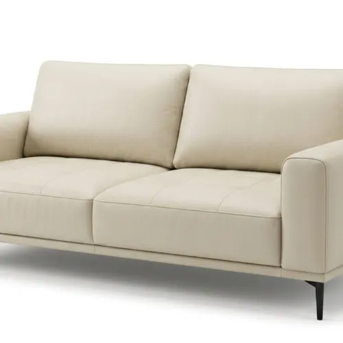 Sofa 3 cps LORENZO Cuero Vacuno PREVENTA - Beige en Beige - Sillones y sofás, Uruguay | Finkel