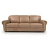 Sofá Elite - Cuero Natural - 3 cuerpos - A fabricar en Marrón - Sillones y sofás, Uruguay | NYR, vista 4 de 7