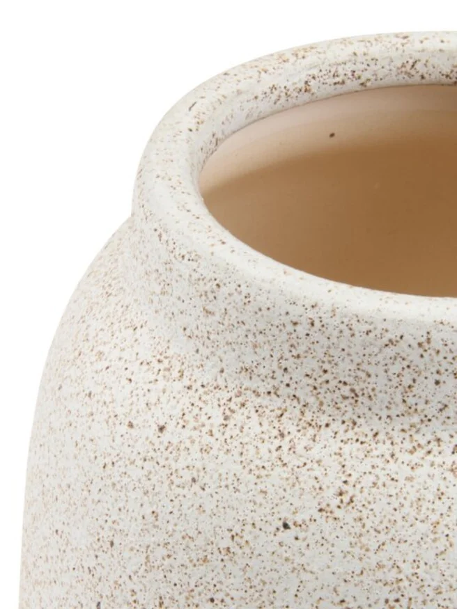 Jarrón KARLANTON Ø14xH23 cm blanco en Blanco - Jarrones, Uruguay | JYSK, vista 2