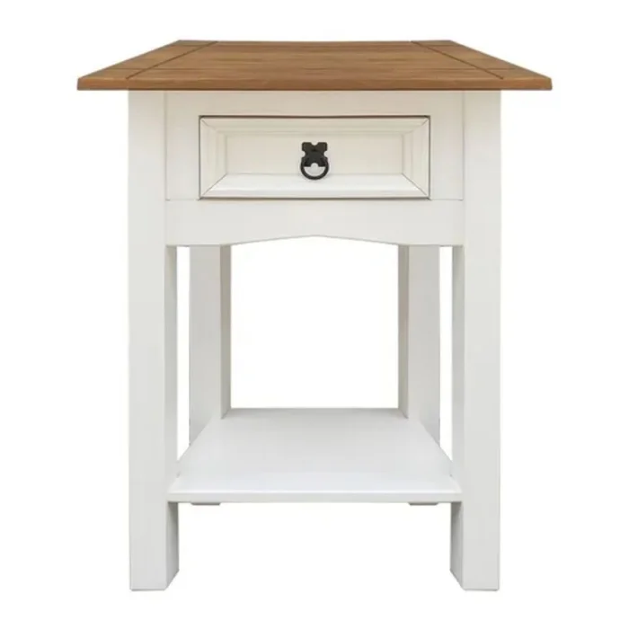 Promo 2 Mesa de Luz 1 Cajón Línea Naturale - BLANCO en Blanco - Mesas de luz, Uruguay | La Cueva Muebles, vista 5