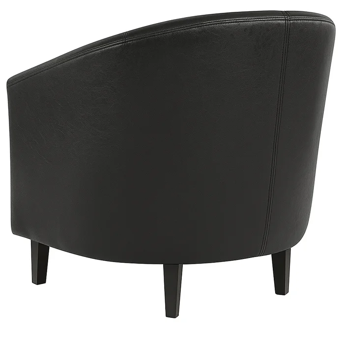 Butaca Sillon Sofa Poltrona Living Comedor Negro Bahia en Negro - Butacas, banquetas y puffs, Uruguay | Muebles Express, vista 2