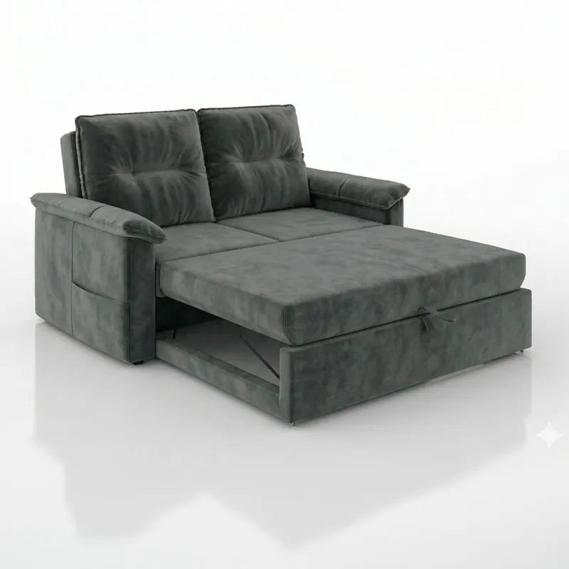 Sillon Sofa Cama 2 Cuerpos Retractil Y Reclinable en Gris - Sillones y sofás, Uruguay | Soy Hogar