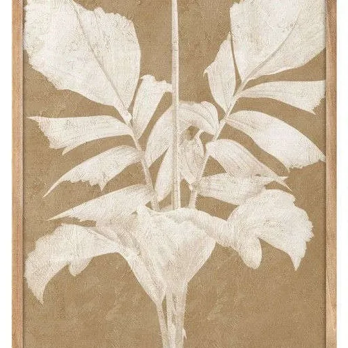 CUADRO PALMA BEIGE 1 – 80 X 60 CMS en Beige - Decoración de pared, Uruguay | La Iberica