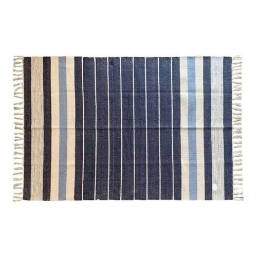 ALFOMBRA C/FLECOS 170X250CM CENTRO AZUL - Textiles, Uruguay | Decohogar