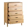 Cajonera 5 Cajones Madera-de-mango Natural-beige Woodside en Madera natural - Cómodas, Uruguay | Divino, vista 4 de 8