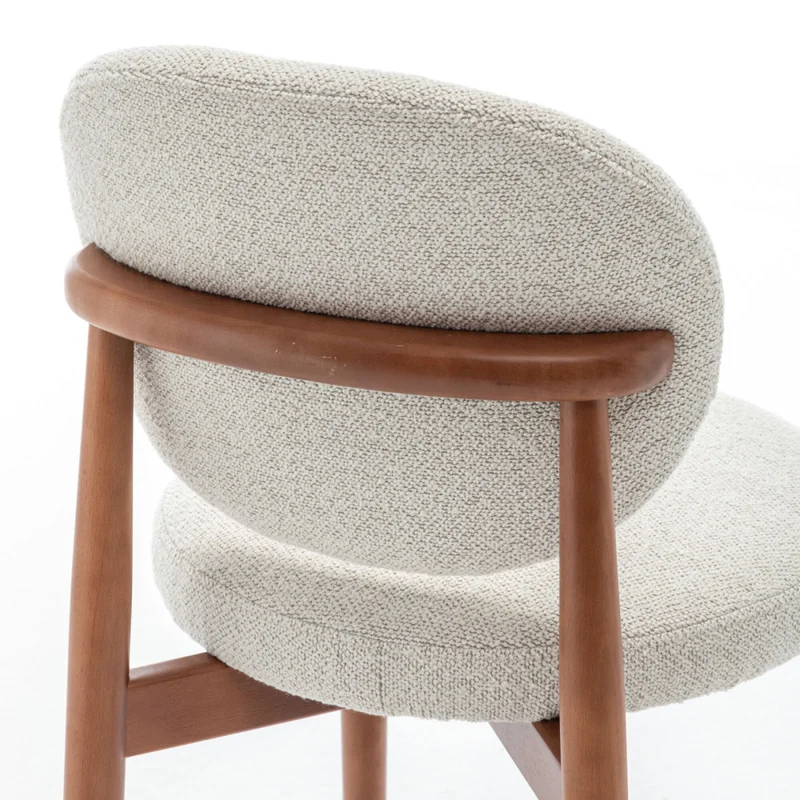 Silla De Comedor Madera Natural-beige Monza en Beige - Sillas, Uruguay | Divino, vista 3