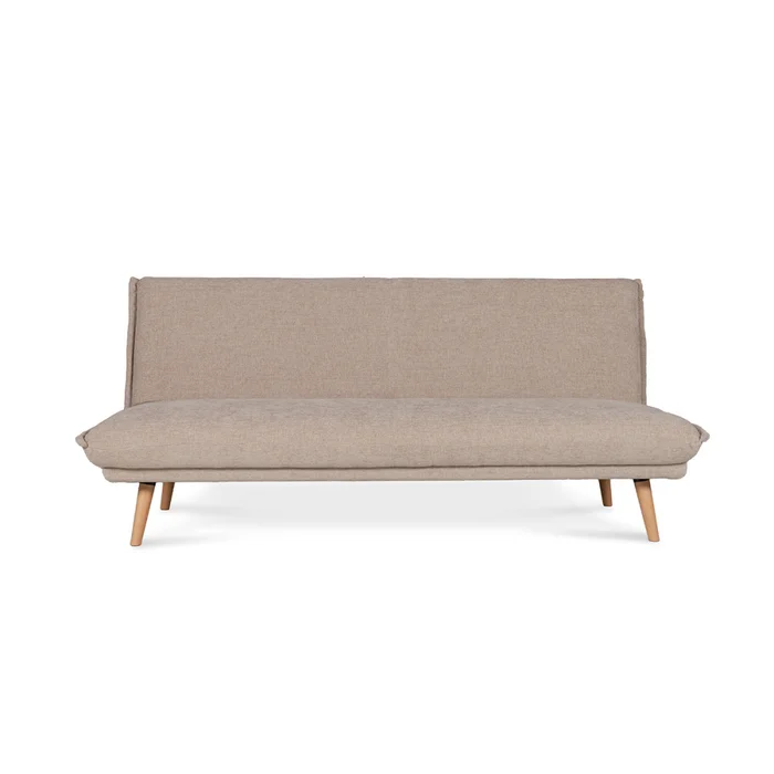 Sofá Cama Forma - Tela Microfibra - 130 (Beige) en Beige - Sillones y sofás, Uruguay | Nyr, vista 4