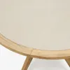 Mesa redonda Julieta de polycemento beige y madera maciza de acacia Ø 120 cm FSC 100% en Madera natural - Muebles para el exterior, Uruguay | Kavehome, vista 5 de 7