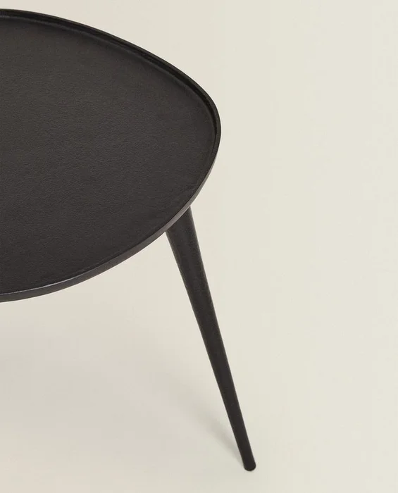 MESA AUXILIAR METÁLICA en Negro - Mesas de living, Uruguay | Zara Home, vista 4