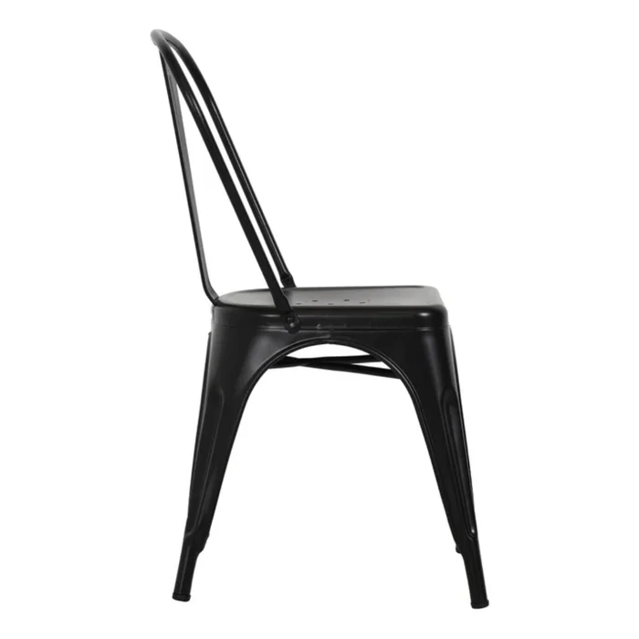Silla Clásica Tolix - Negro en Negro - Sillas, Uruguay | Rústico Hogar, vista 4