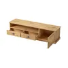 Rack de TV - 1 Puerta - 2 Cajones - Línea Oslo - Natural en Madera natural - Muebles para TV, Uruguay | Ecowood, vista 2 de 4