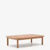 Mesa de centro exterior Sacova de madera maciza de eucalipto 140 x 89 cm FSC 100% en Madera natural - Mesas de living, Uruguay | Kavehome, vista 1 de 7