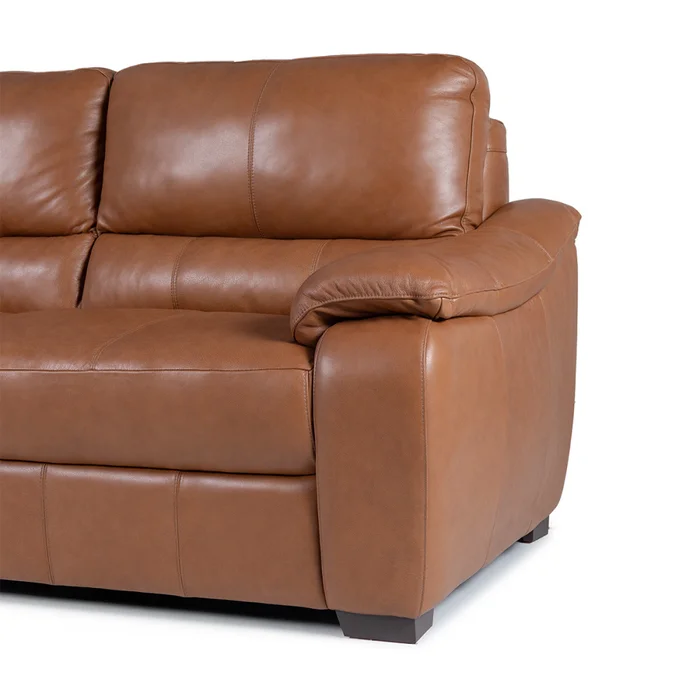 Sofá Portofino - Cuero Advanced - 3 cuerpos - Maverick Telha (Preventa) en Marrón - Sillones y sofás, Uruguay | Nyr, vista 5