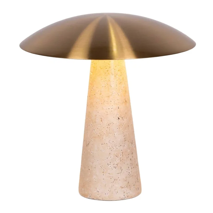 Ml251001/2/3 Metal Natural-beige Lámpara De Mesa en Beige - Iluminación, Uruguay | Divino, vista 2