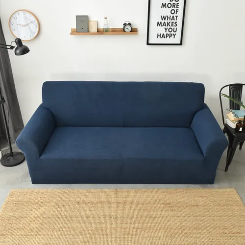 Funda sillón 2 cuerpos lisa - azul en Azul - Textiles, Uruguay | Buho Store