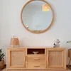 Rack TV con esterilla natural en Madera natural - Muebles, Uruguay | Decoramuss, vista 1 de 4