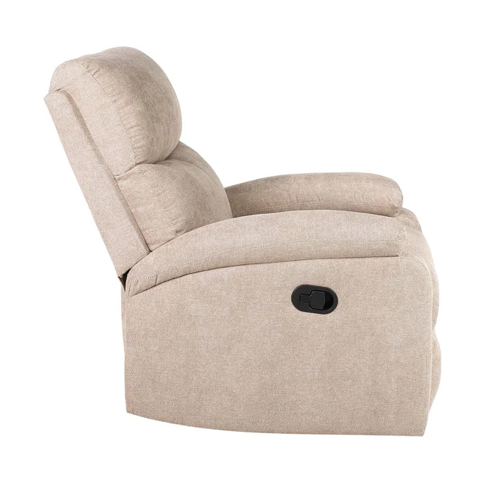 Recliner Manual 1 Cuerpo Tela Natural-beige Nassu Beige en Beige - Sillones y sofás, Uruguay | Divino, vista 4