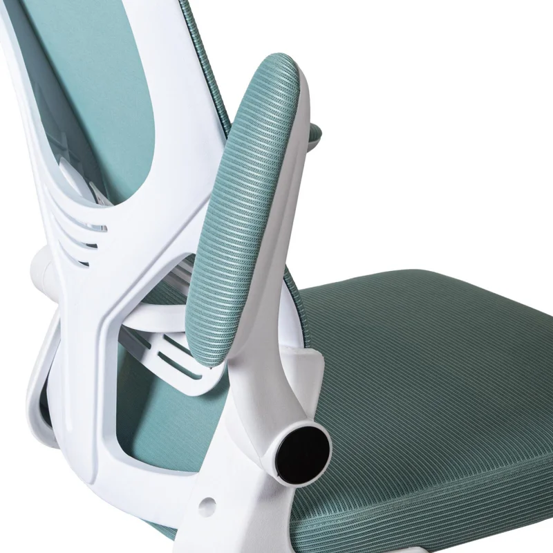 Asiento De Oficina Malla Blanco Hy-697 en Celeste - Sillas de escritorio, Uruguay | Divino, vista 6