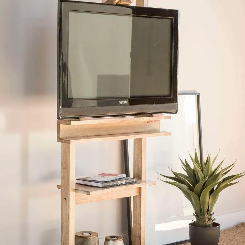 CABALLETE PARA TV - ALAMO NATURAL - Muebles para TV, Uruguay | La Iberica
