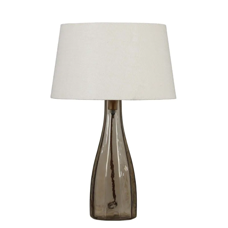 Lámpara de mesa bottle Vidrio Gris en Marrón - Lámparas de mesa, Uruguay | Le Blanc
