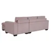 Sofá C/chaise Más De 4 Cuerpos Tela Marron Detroit Taupe en Beige - Sillones y sofás, Uruguay | Divino, vista 6 de 7