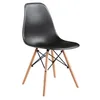 Silla De Comedor Polipropileno-y-madera Negro Estilo Eames en Negro - Sillas, Uruguay | Divino, vista 2 de 3