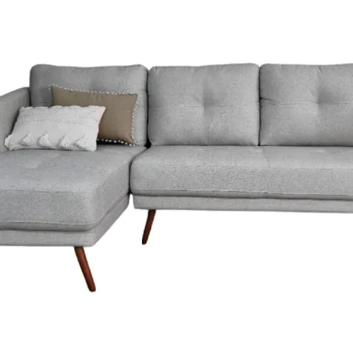 Sofá con Chaise BOHO - Gris en Gris - Sillones y sofás, Uruguay | Finkel