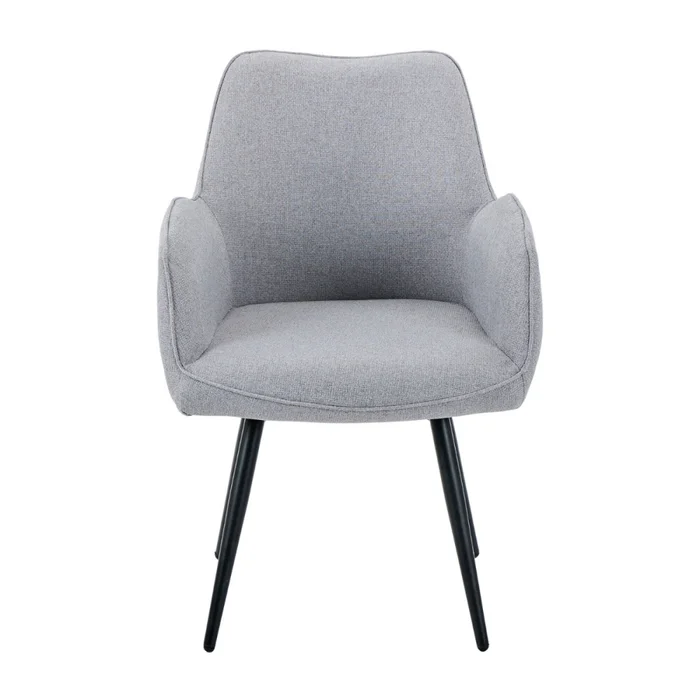Silla Giratoria Lusso - Tela Rústica - W83 (Gris) en Gris - Butacas, banquetas y puffs, Uruguay | NYR, vista 2