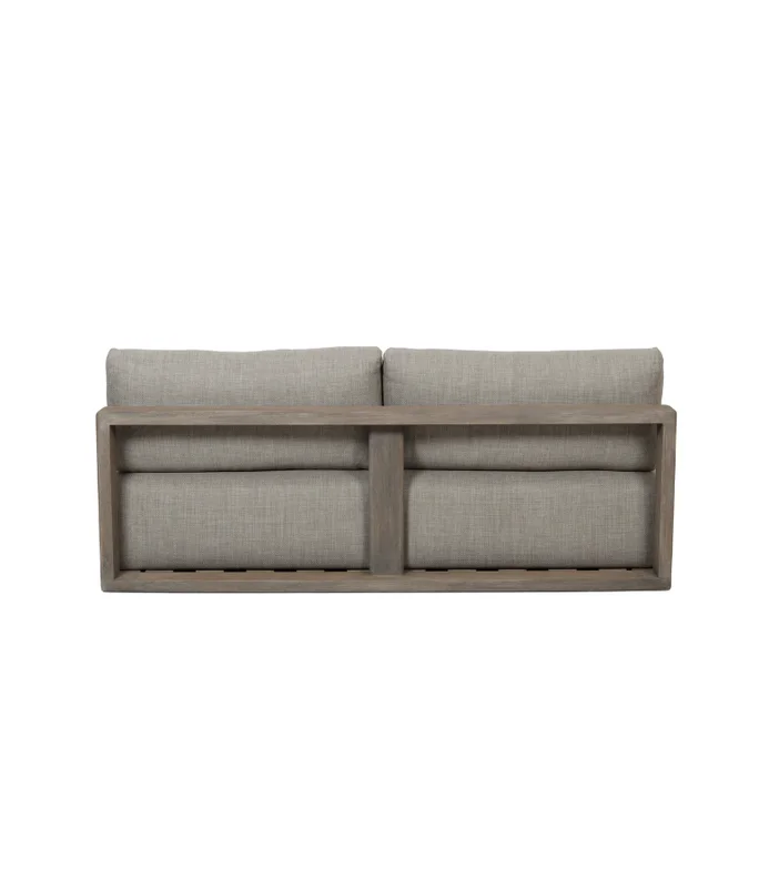 MODULO LUCIANO OUTDOOR TEKA GRIS CON ALMOHADONES en Gris - Muebles para el exterior, Uruguay | Más Infinito Casa, vista 4