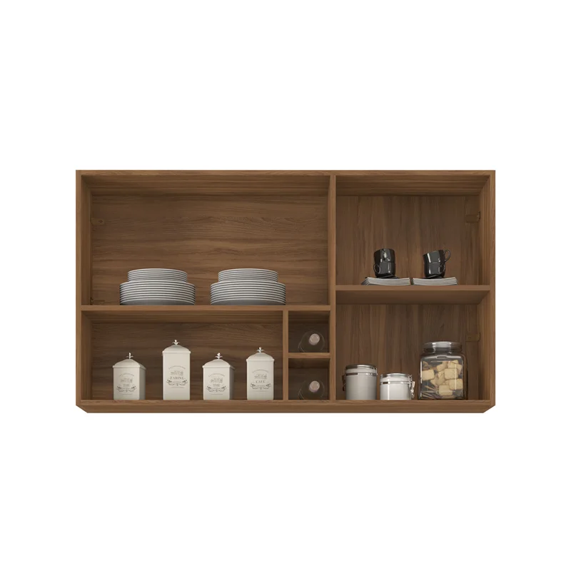 Mueble Aereo Alto De Cocina 2 Puertas Y Estantes en Multicolor - Muebles, Uruguay | Soy Hogar, vista 4