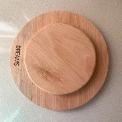 Pie de torta bajo de madera 25 cm - Decoración, Uruguay | Dreams On Time, vista 4