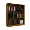 Biblioteca c/ reparticiones 93x108x30 Nogal - Living, Uruguay | Que Sal Muebleria, vista 2 de 7