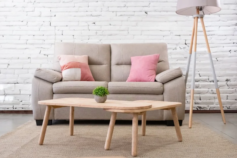 SOFA ADRIA 2 CUERPOS LINO BEIGE en Beige - Sillones y sofás, Uruguay | Alfa Ventas, vista 3