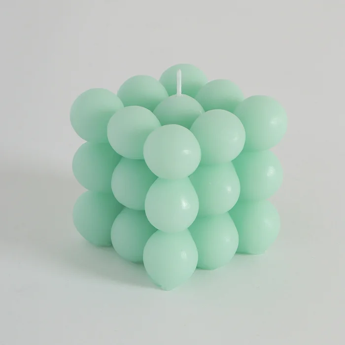 Vela Burbujas 7×7 en Verde - Velas y Portavelas, Uruguay | Tiendas Montevideo, vista 2