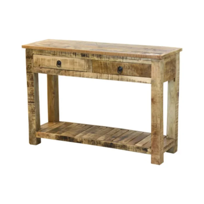 R20M Recibidor 110x35x76 en Madera natural - Aparadores y recibidores, Uruguay | Victoriana