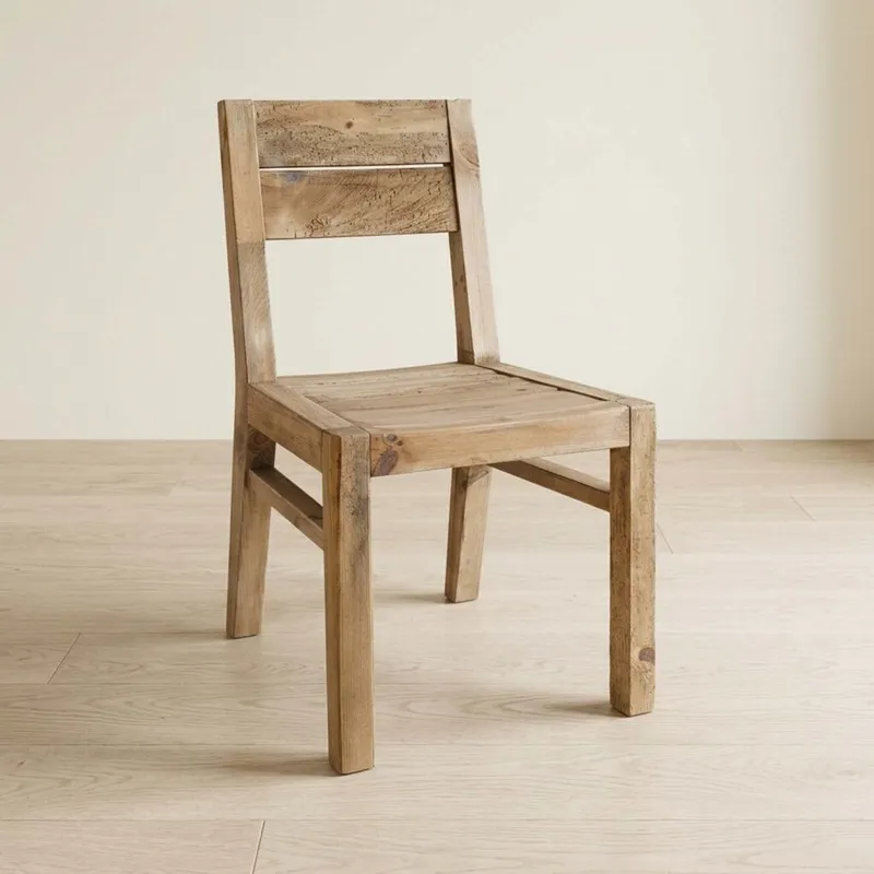 Silla De Comedor Madera Natural-beige Drift en Madera natural - Sillas, Uruguay | Divino
