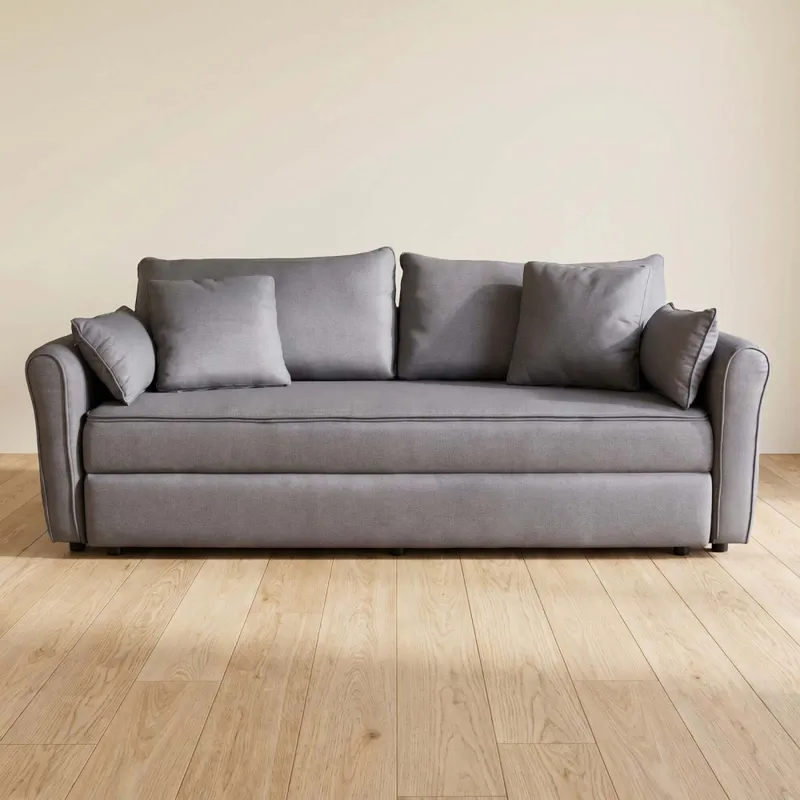 Sofá Cama Tela Gris Alabama en Gris - Sillones y sofás, Uruguay | Divino