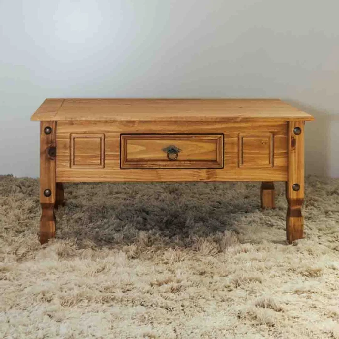 Mesa de living dorada — Serra Amoblamientos en Madera natural - Mesas de living, Uruguay | Serra Amoblamientos, vista 4