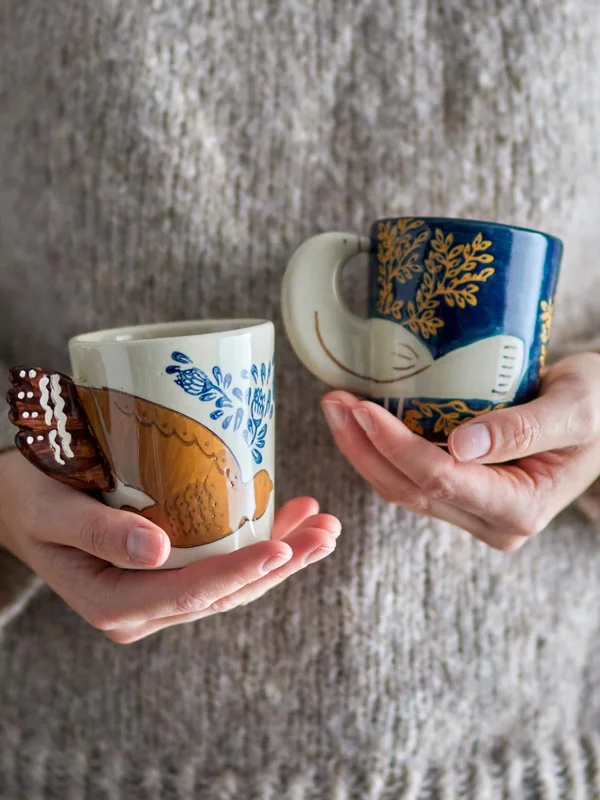 Taza Hezha azul en Azul - Decoración, Uruguay | Martinika Deco, vista 3