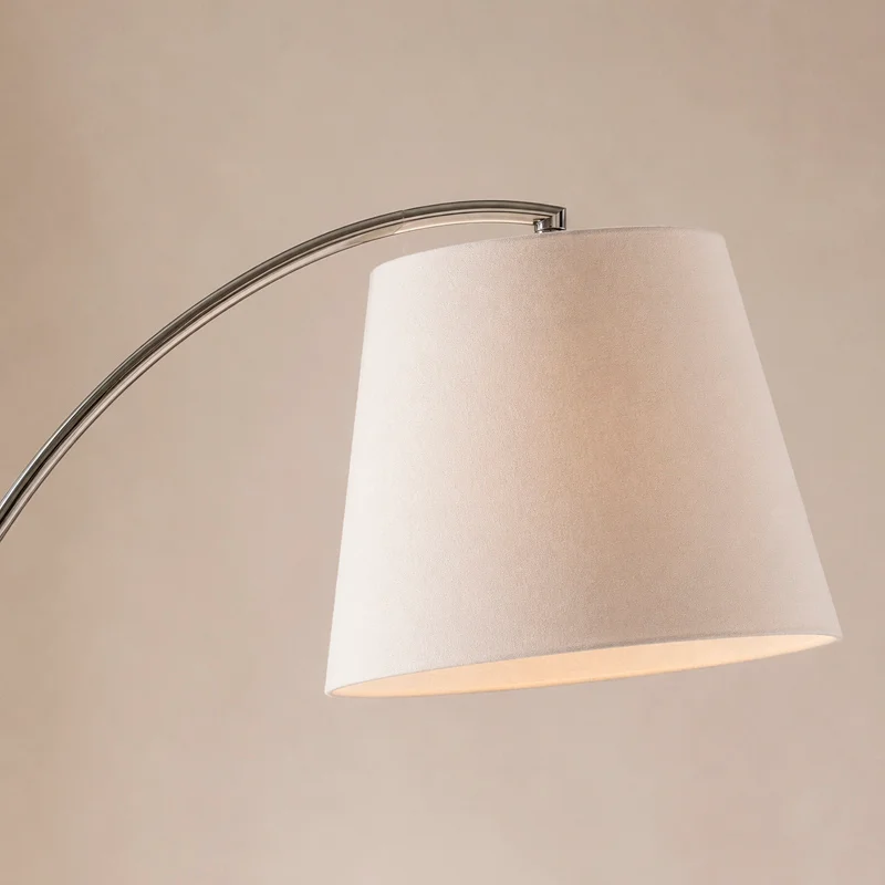 Lámpara de pie Copenhague cromo en Blanco - Lámparas de pie, Uruguay | Alta Gracia Deco, vista 3